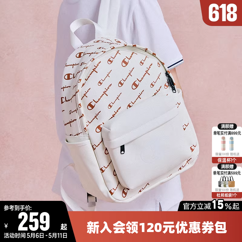 Champion冠军双肩背包2026年春女书包男大容量户外旅行时尚通勤包