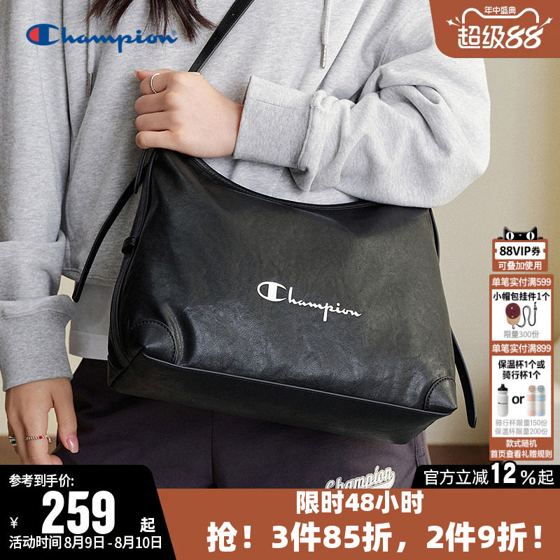 Champion冠军单肩包2026秋季新款男休闲背包女气质通勤百搭斜挎包