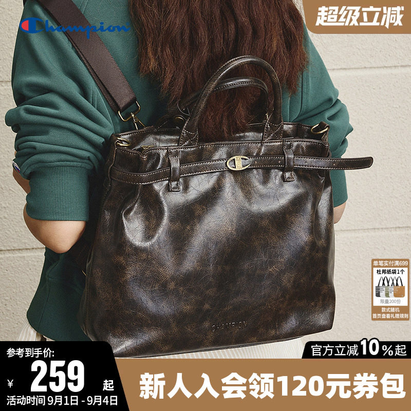 Champion冠军时尚通勤单肩背包图片