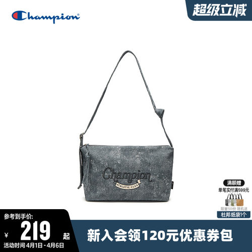 Champion冠军时尚刺绣单肩背包