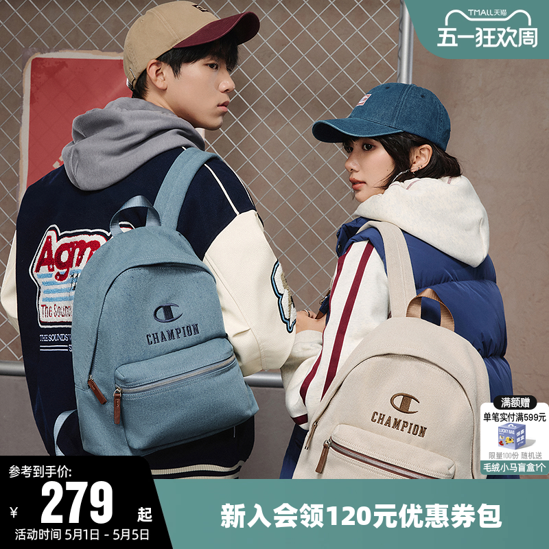 Champion冠军双肩背包2026夏男女情侣通勤旅行运动休闲书包电脑包