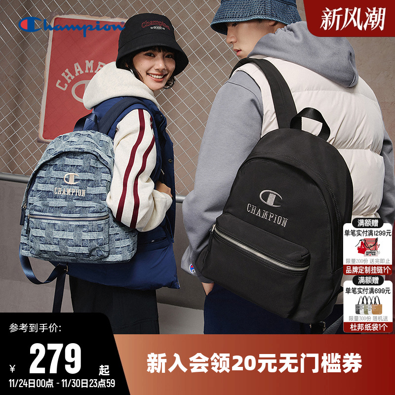 冠军新款双肩背包情侣潮流时尚