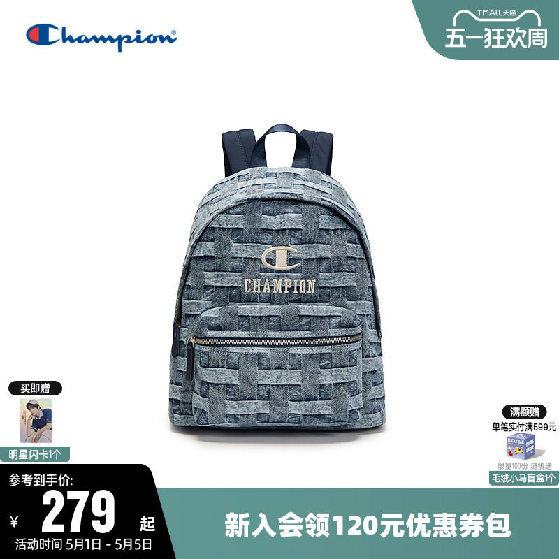 Champion冠军双肩包男女情侣夏时尚书包电脑包户外旅行通勤背包潮