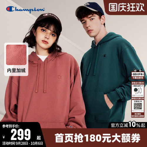 加绒卫衣Champion冠军情侣