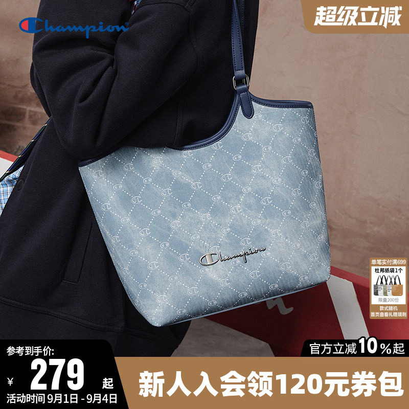 Champion冠军时尚通勤旅游单肩包图片
