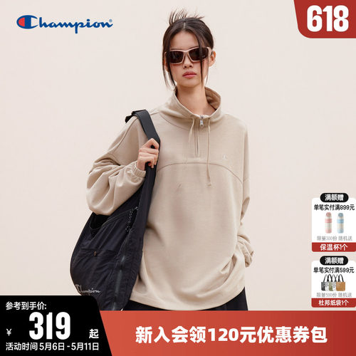 刺绣卫衣Champion冠军女