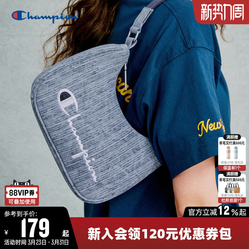 Champion冠军单肩背包春夏轻便小挎包经典腋下包百搭通勤手提包女