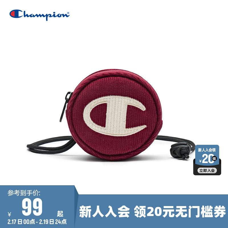 【活动价】Champion冠军25新款小肩包女Mini Circle Purse时尚零钱包潮流男