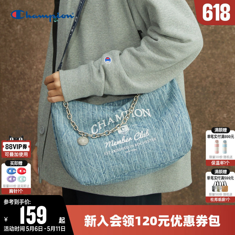 Champion冠军单肩背包女手提包男情侣通勤户外时尚斜挎包托特包
