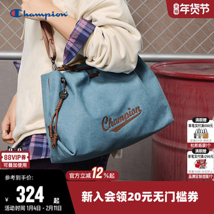 Champion冠军单肩背包2026春新款托特包男女时尚斜挎包手提包多背