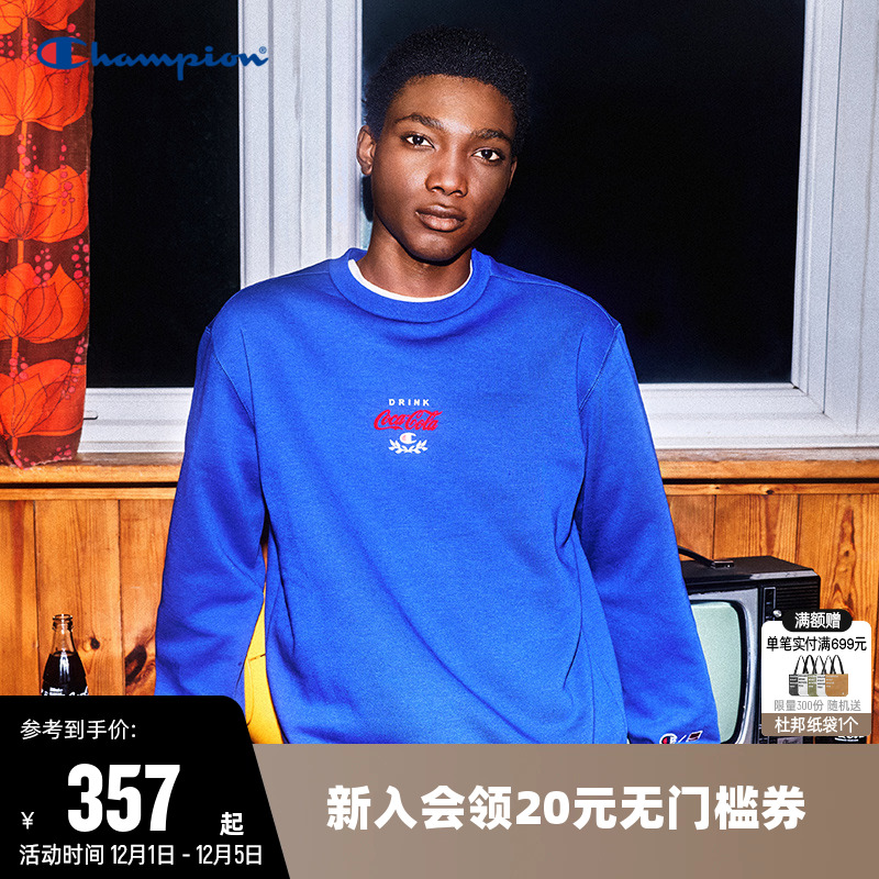 联名系列圆领卫衣CHAMPION休闲男