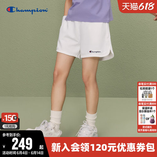 Champion冠军运动休闲短卫裤女