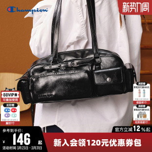 Champion冠军新款 潮流通勤出街手拎包 单肩背包女男情侣法棍包时尚