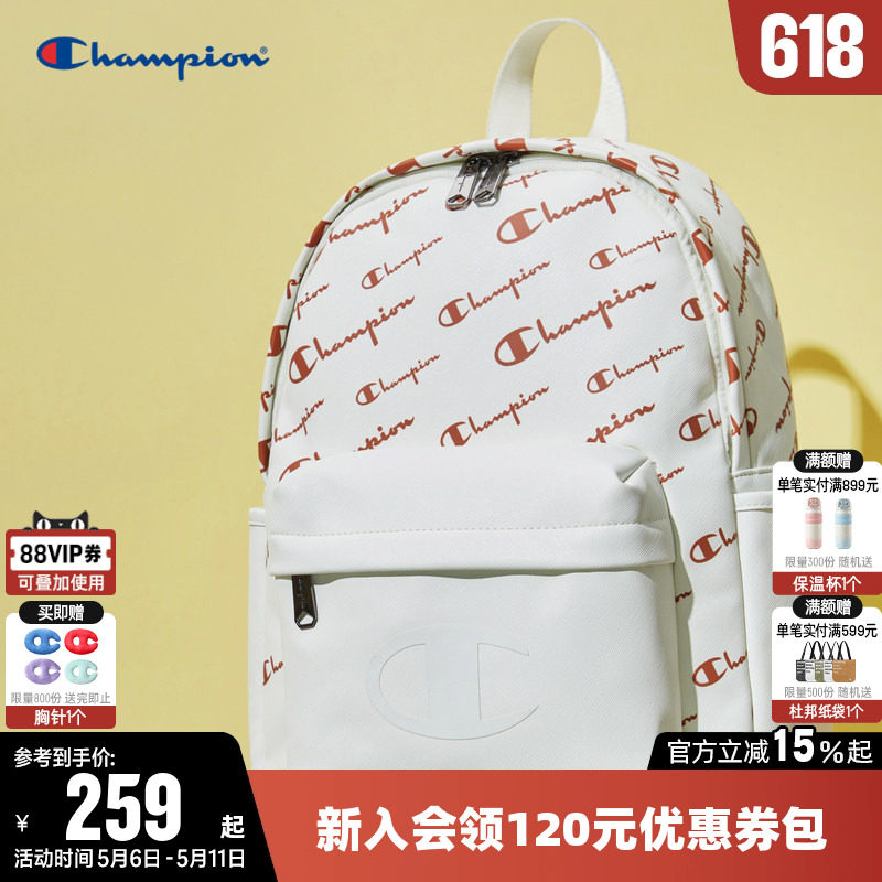 Champion冠军双肩包2026春夏女男时尚户外出游旅行包学生书包背包