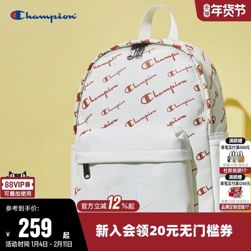 Champion冠军2025新款双肩背包旅行包女男大容量电脑包中学生书包