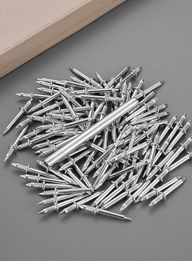 T双向无痕钉A1pq801-双头钉踢脚线无痕钉双向固定钉套筒两头铁