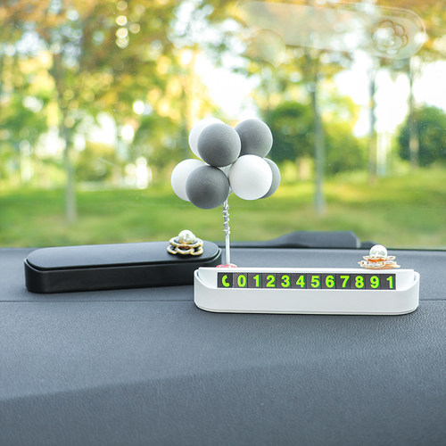 汽车临时停车号码牌女士数字挪车