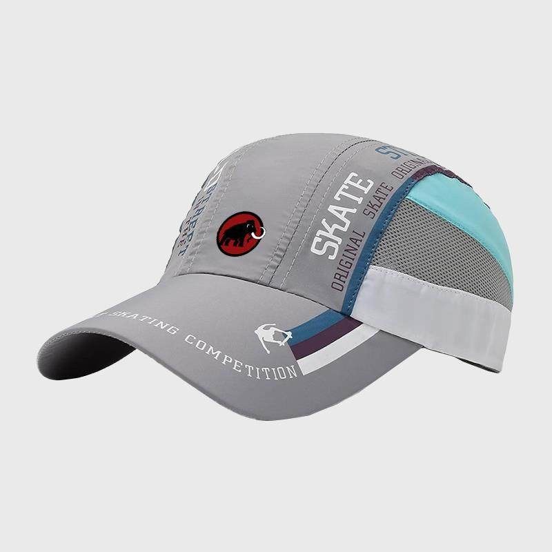 MAMMJUDX户外速干透气鸭舌帽骑行运动棒球帽潮休闲旅行男女通用款