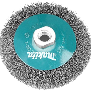 牧田原装角磨机钢丝刷钢丝轮碗型打磨除锈刷磨光球钢刷去锈抛光刷