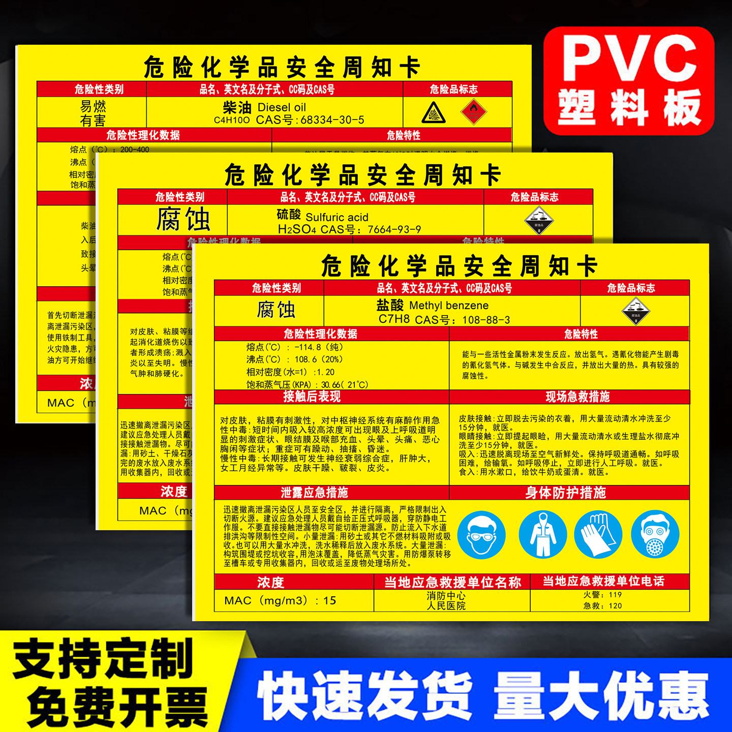 危险化学品安全周知卡