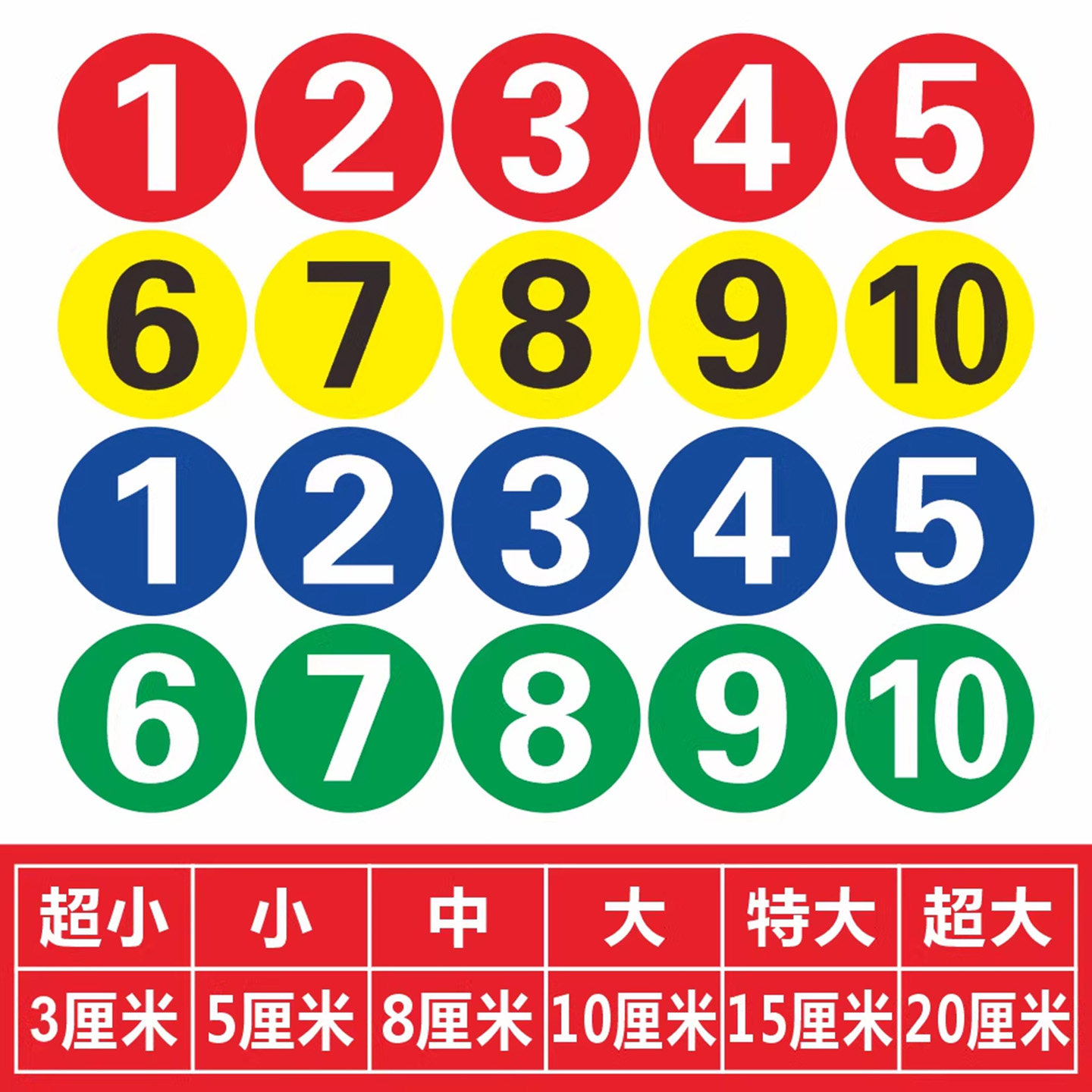 铝板不锈钢亚克力数字号码牌定制