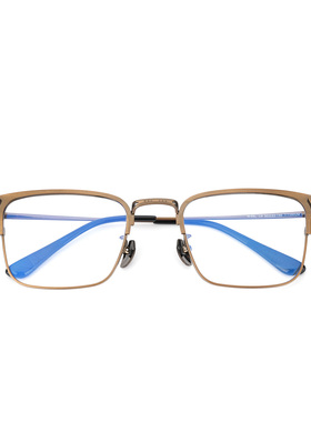 N05L时尚纯钛方形眼镜架男女通用超轻细框可配防蓝光近视镜框