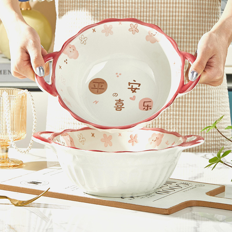 陶瓷双耳家用2025新款大汤碗酸菜鱼中式大号面碗水煮鱼大容量汤盆,餐饮具,碗,淘宝优惠券,粉丝福利购,淘宝优惠卷