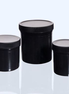 塑料直口瓶黑色100ml/150ml/250ml/300ml/500ml/1000ml  HDPE直筒大口瓶 密封瓶