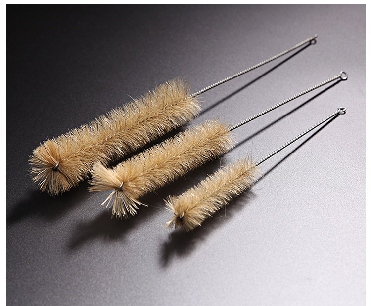 油壶家用尼龙铁丝五金试管刷清洗水瓶软毛量杯圆刷壶口长柄清洁刷刻度吸管刷 滴定管刷 试剂瓶刷实验教学化工