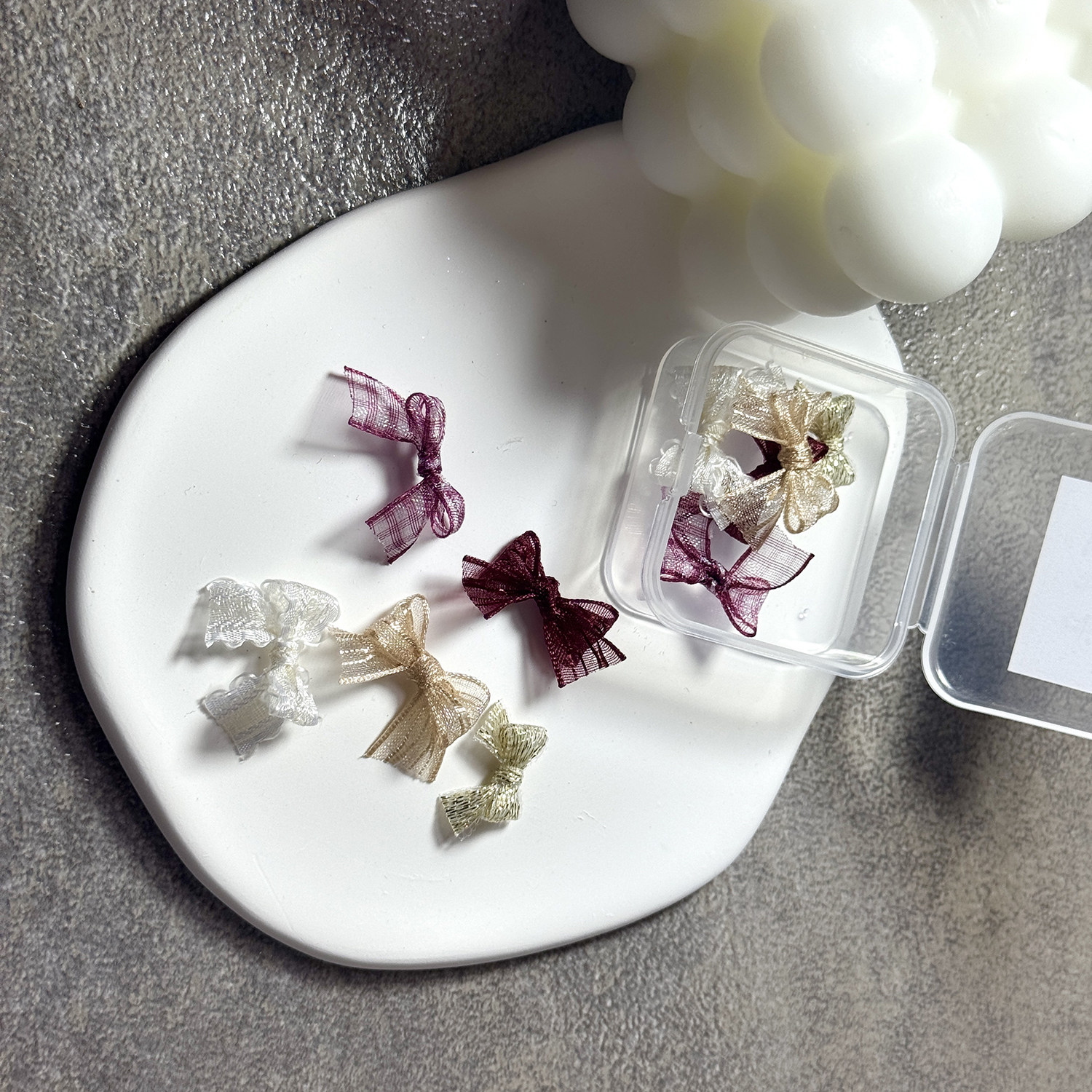 网红美甲欧根纱蕾丝diy鱼骨纱仙女ins风布艺丝带蝴蝶结指甲装饰品,彩妆/香水/美妆工具,指甲装饰,淘宝优惠券,粉丝福利购,淘宝优惠卷