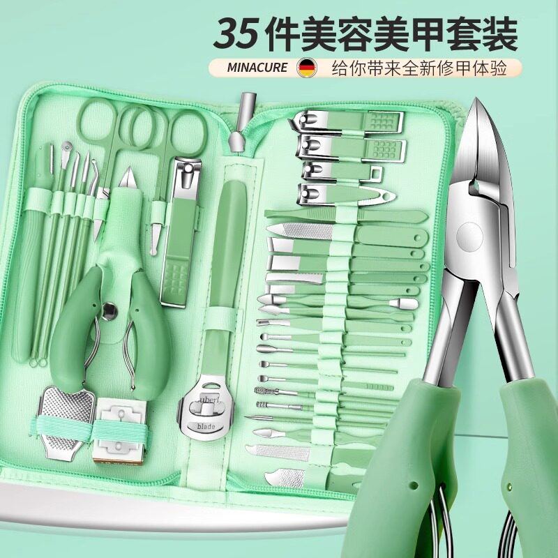 德系指甲刀甲沟专用指甲钳修脚刀具单个家用指甲剪指甲套装工具包