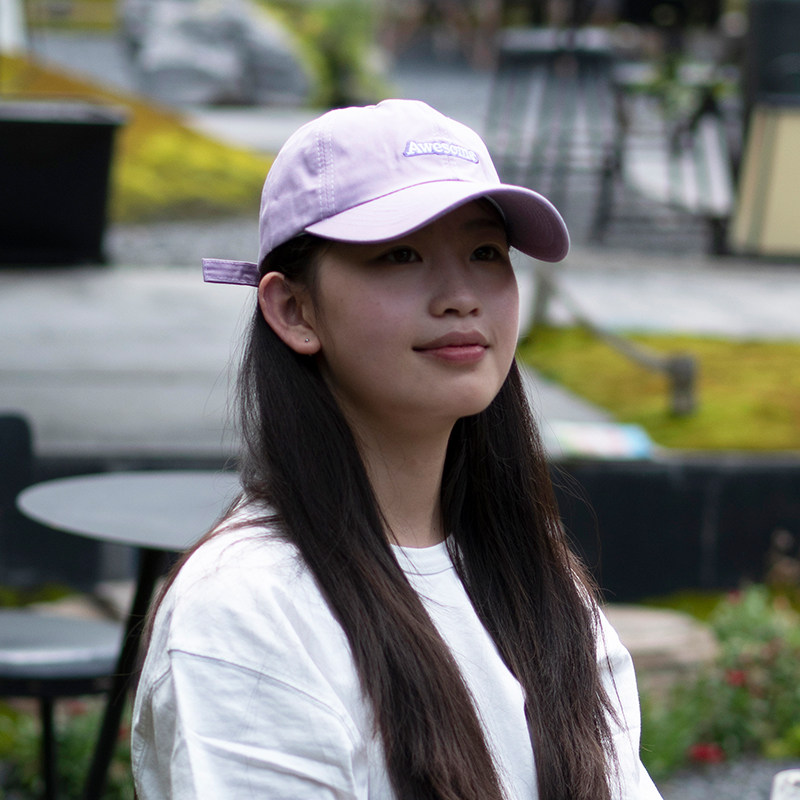 韩版女款加长宽帽檐显脸小棒球帽图片