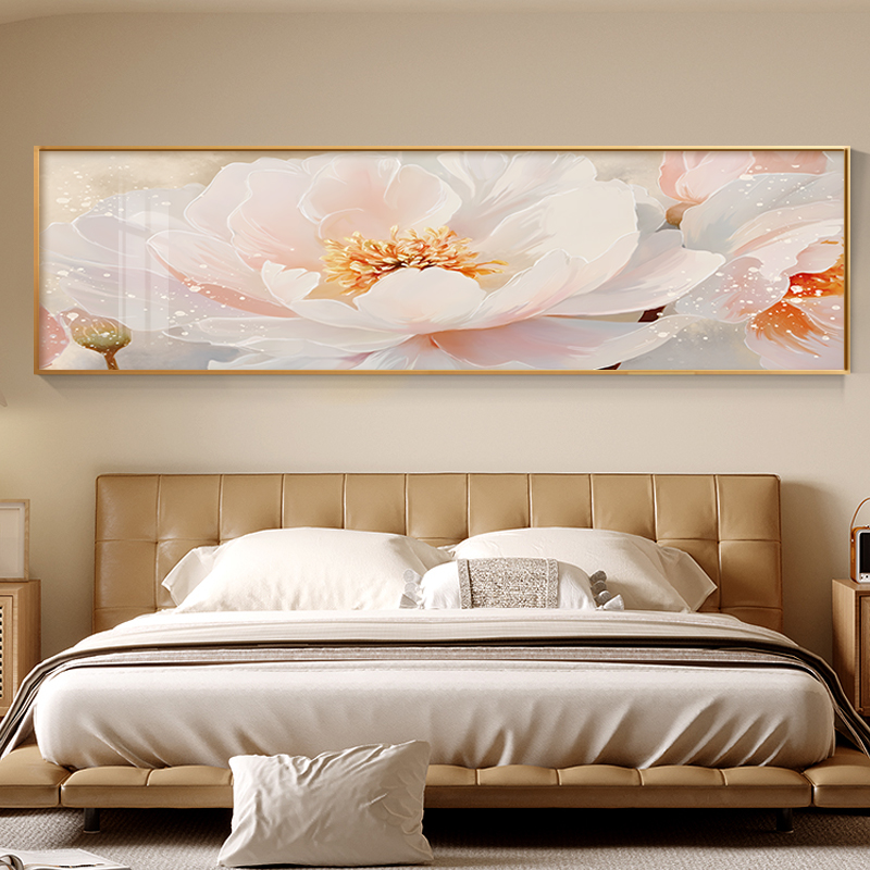 北欧卧室床头装饰画壁画温馨现代简约主卧房间客厅沙发背景墙挂画