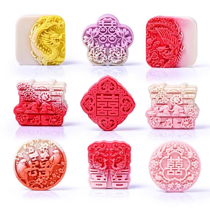 菓然匠子中式和果子宋代茶点点心订婚结婚糕点喜饼宴会摆台伴手礼