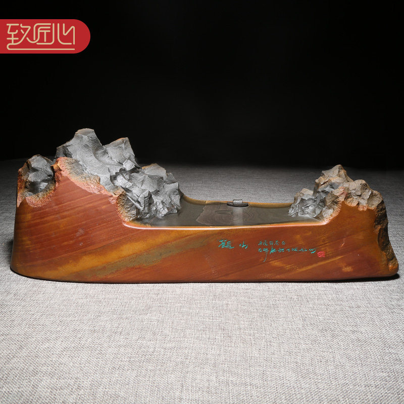 非遗歙砚名师许亚祥作品天然原石