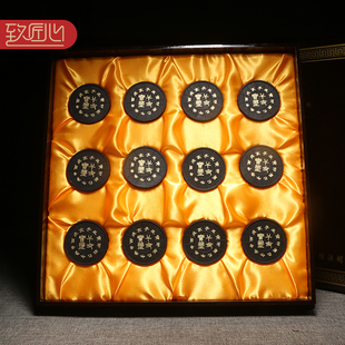 匠心非遗绩溪胡开文墨厂油烟徽墨老墨礼品收藏墨条墨锭墨块送礼徽墨陈墨古墨安徽特产传统手工制十二生肖套墨