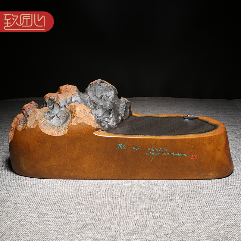 非遗歙砚名师许亚祥作品天然原石