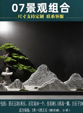 雪浪石假山组合天然泰山石头枯山水景观石室内石庭院切片造景石雕