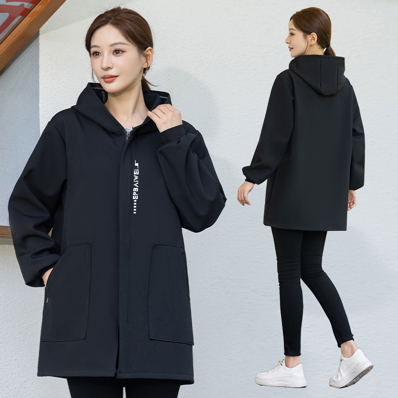 复合加绒简约是防污加绒保暖罩衣