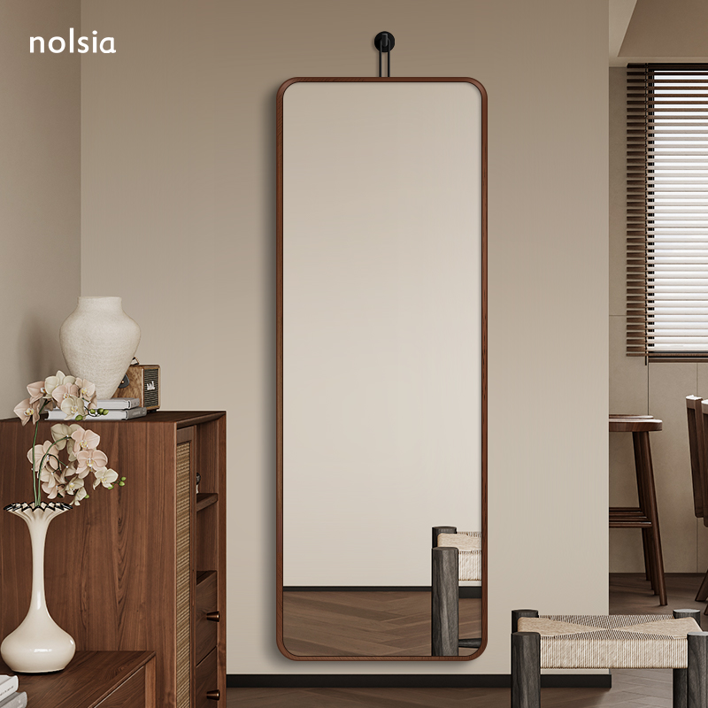 中古风玻璃全身镜子可悬挂高级感