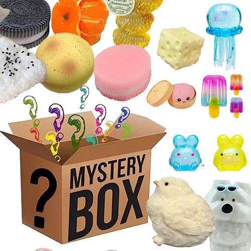 Hot Blind Box Mystery Kawaii Cat Paw Mochi Squishy, Simulate