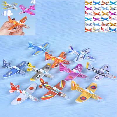 5-60 Pcs Foam Gliders Planes Toys for Kids, Paper Airplane,