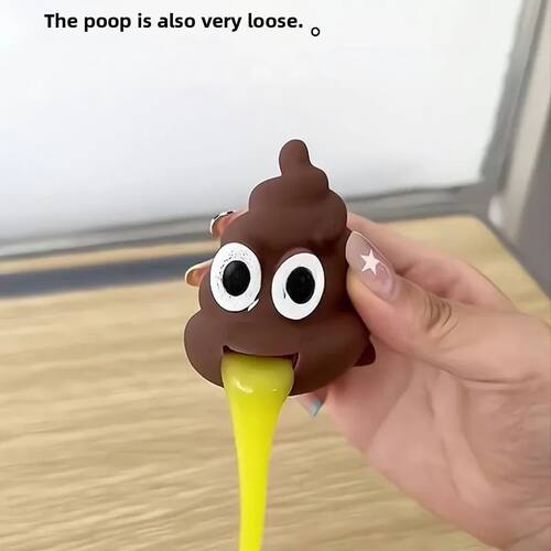 Creative Vomit Stool Prank Toy Army Vomiting Ball Decompress