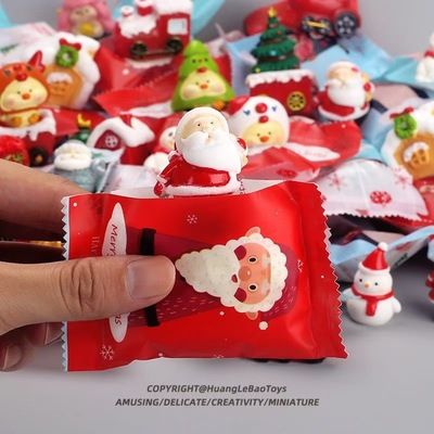 Christmas Blind Bag Miniature Blind Box Mini Cute Santa Clau