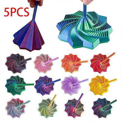 5pcs 3D Printing Expanded Sensory Fidget Star Model Visual I