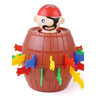 New Funny Pirate Barrel Toys Lucky Game Jumping Pirates Buck