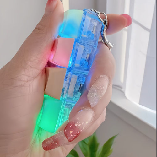 Macaron With Light Color 4-key Pinch Music Decompression Key