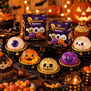 Halloween Steamed Stuffed Bun Ghost Pinch Music Squeeze Vent