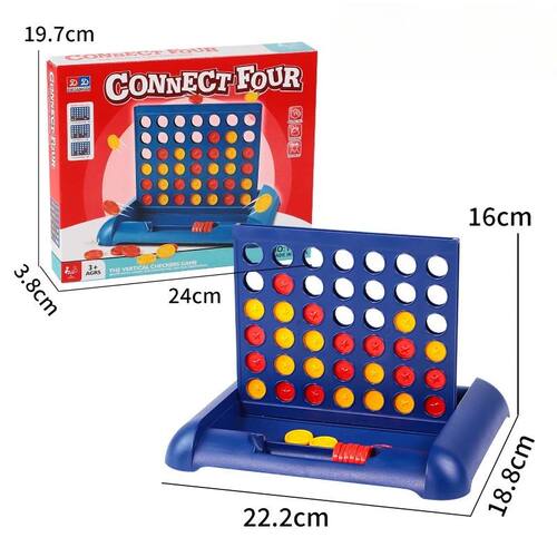 Connect Four Two Players Strategy Board Game Children Aged 5
