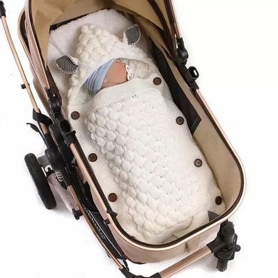New Baby Winter Swaddle Wrap Blankets Knitted Toddler Infant